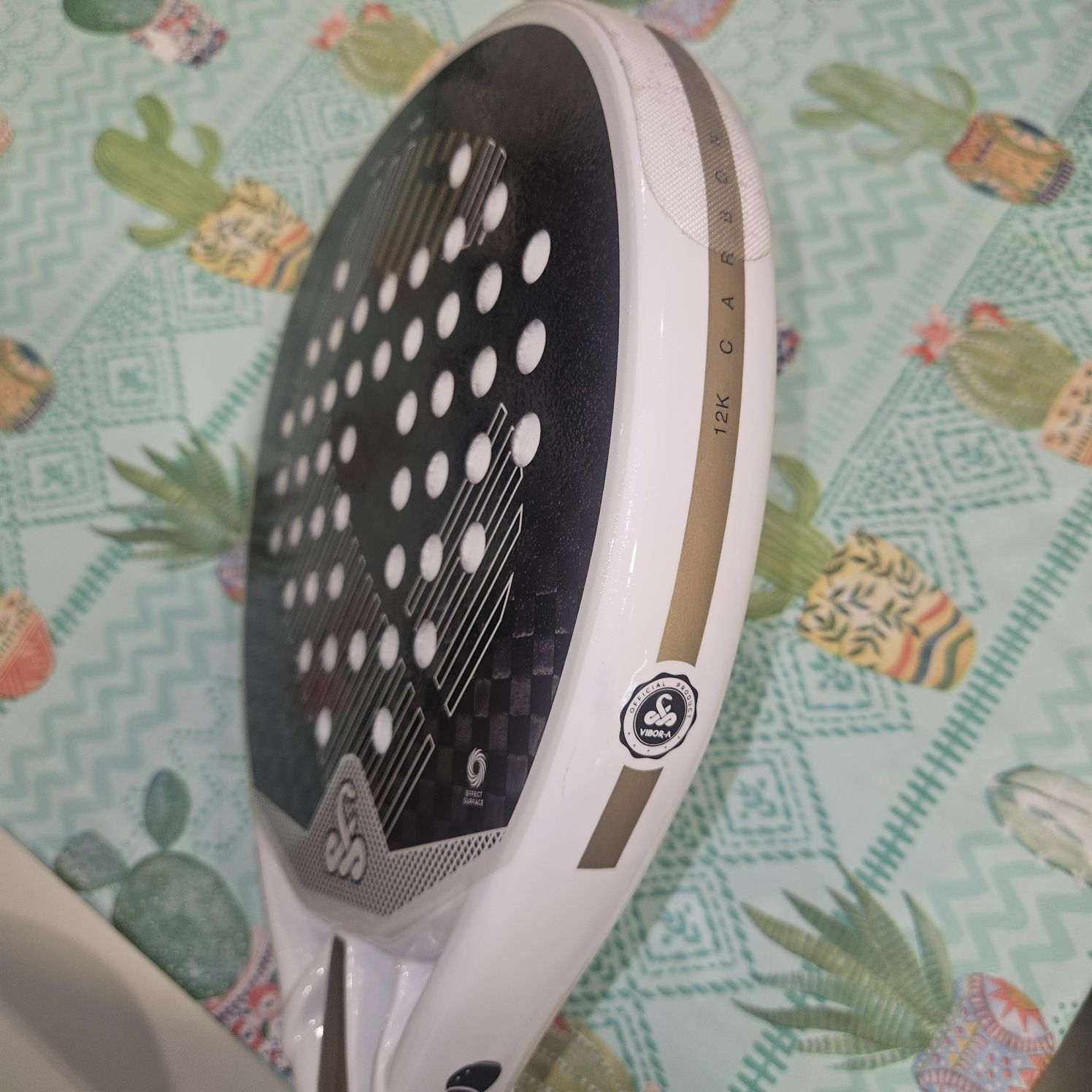 Raquete padel Vibora Yarara Radical 12K 2024 como nova