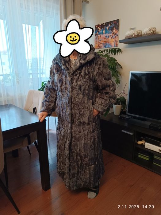 Sztuczne futro dlugie plaszcz zimowy