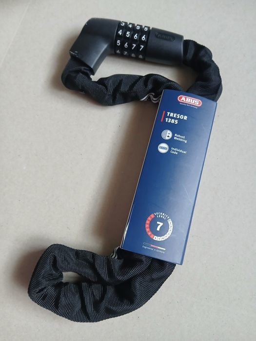 Corrente cadeado com código 85cm 100% nova para mota bicicleta trotine