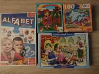 Alfabetyczna zgadywanka + 3 zestawy puzzle