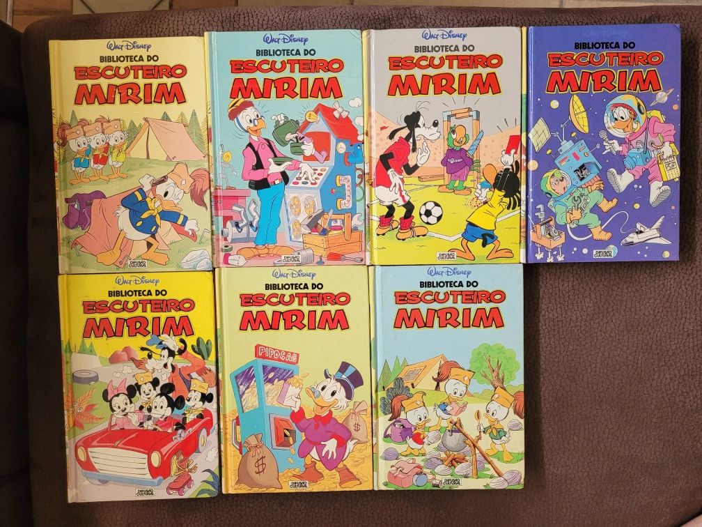 Enciclopédia do Escuteiro Mirim -  Walt Disney - 7 livros