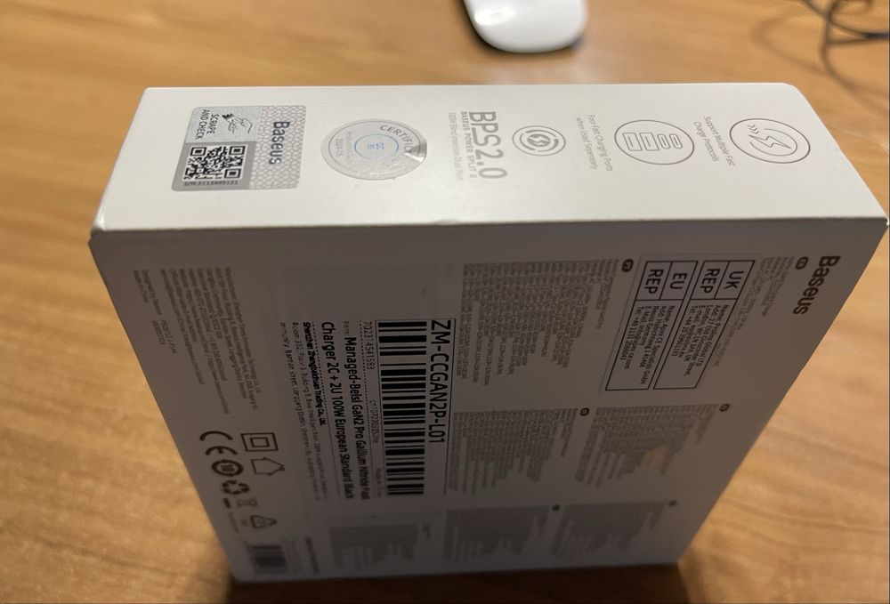 Baseus Power Bank 20000mAh 65W Adaman GAN2 Charger W,PD100W 50000мАгод