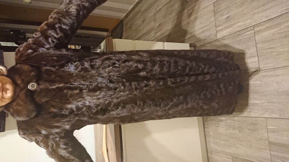 Nowa cena -Sprzedam futro z norek roz 42 /44 długie