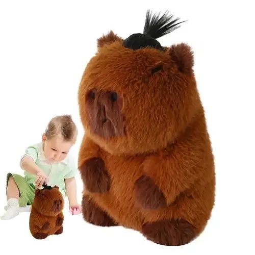 М'яка іграшка Капібара з чубчиком ~35см