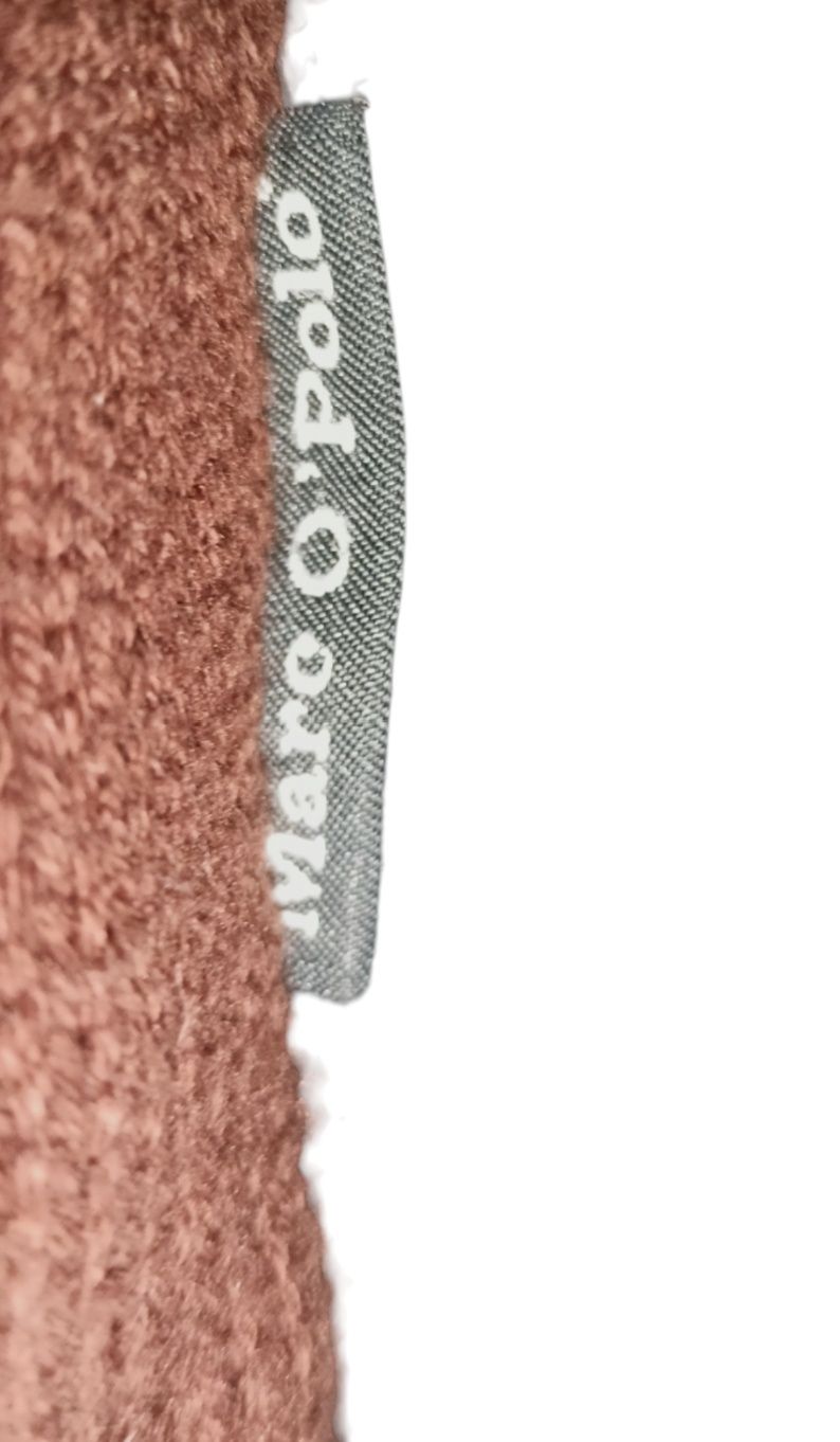 Brązowy sweter z dekoltem w serek Marc O'Polo