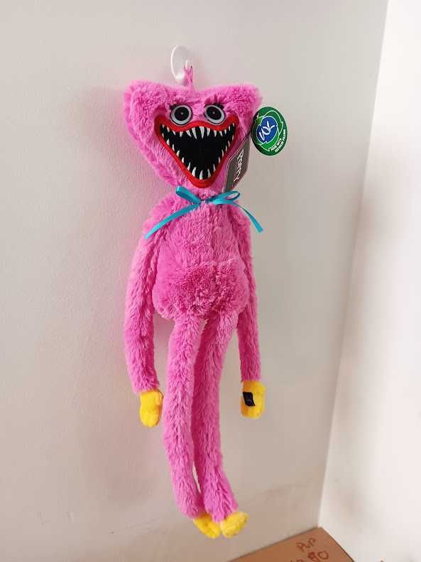 Novidade:Peluche Poppy Playtime Huggy Wuggy Rosa 55cm