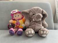 М‘які іграшки Лялька і слон