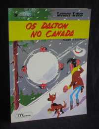 Livro BD Os Dalton no Canadá Lucky Luke Morris Goscinny