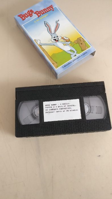 Cassete VHS: Bugs Bunny e os amigos