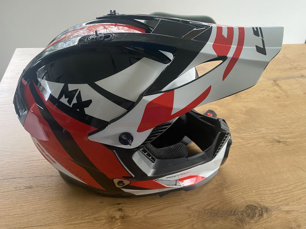 Kask LS2 Enduro Fast Evo Strike MX437 S