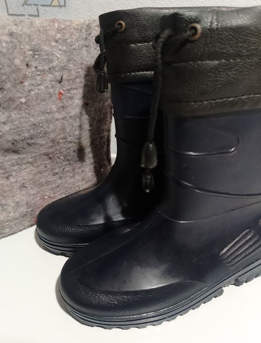 Гумові чоботи/сапоги утеплені дитячі 30р 20см