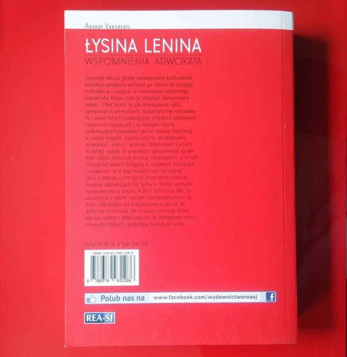 Łysina Lenina. Wspomnienia adwokata - Arkadij Waksber