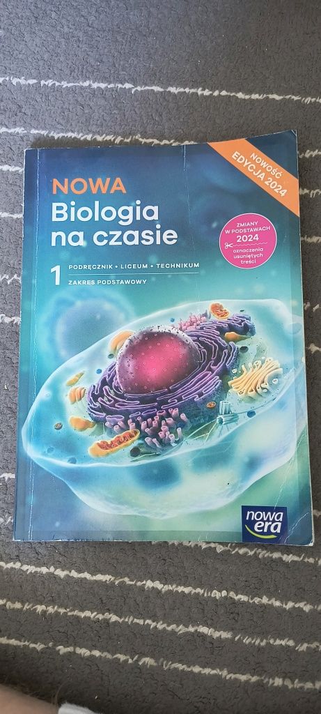 Zarezerwowana Nowa biologia na czasie 1 podręcznik zakres podstawowy