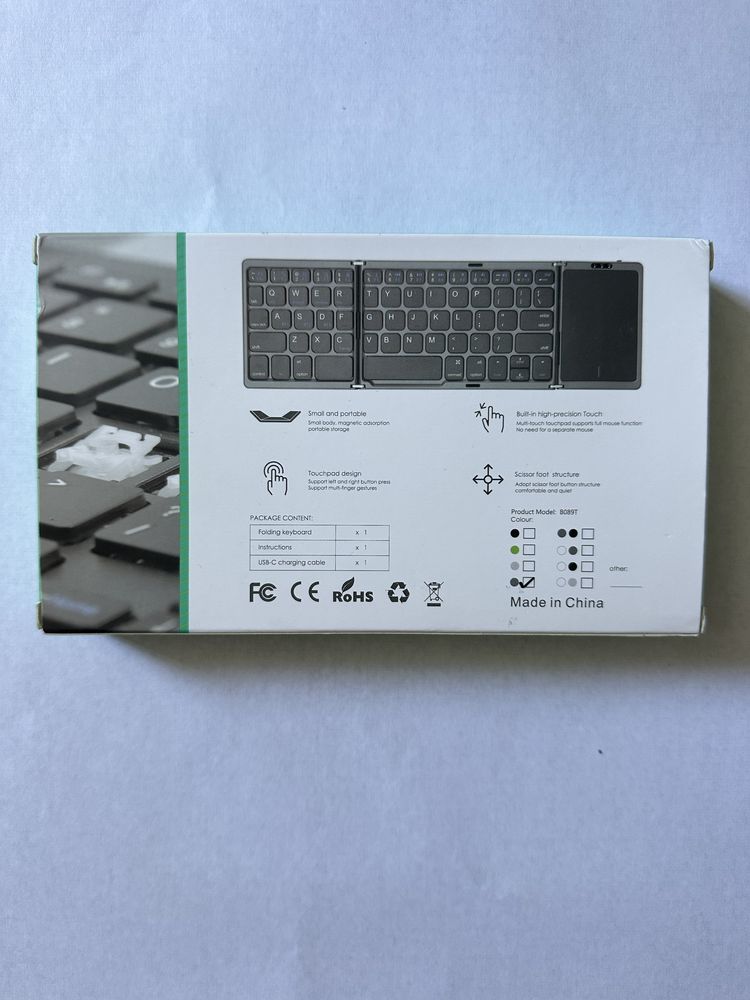 Безпроводна міні bluetooth клавіатура