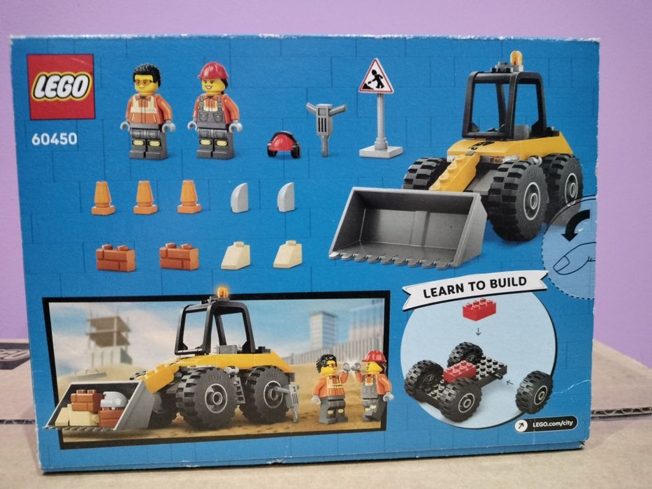 LEGO City 60450 Żółta ładowarka kołowa