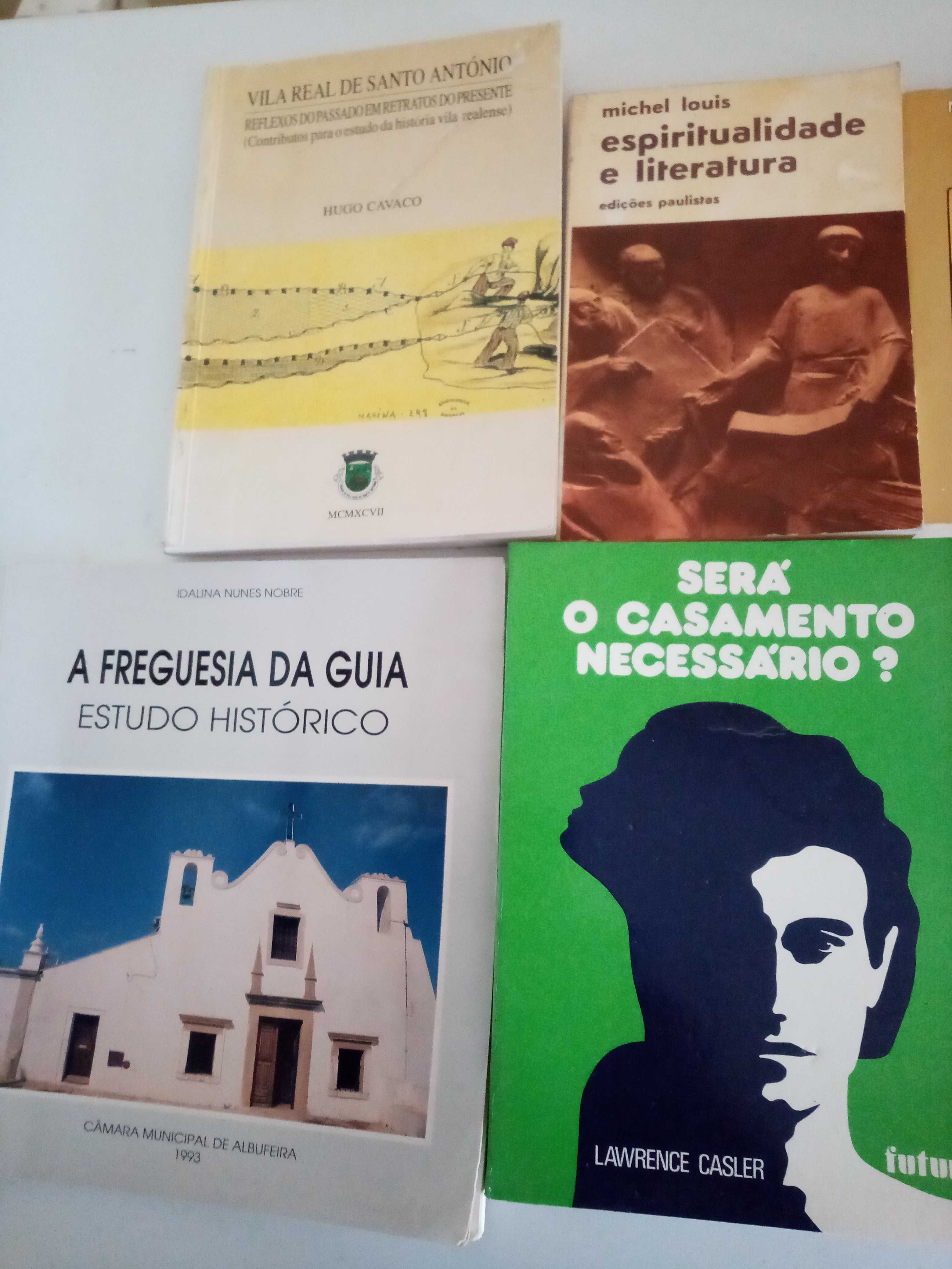 Livros de diversas temáticas