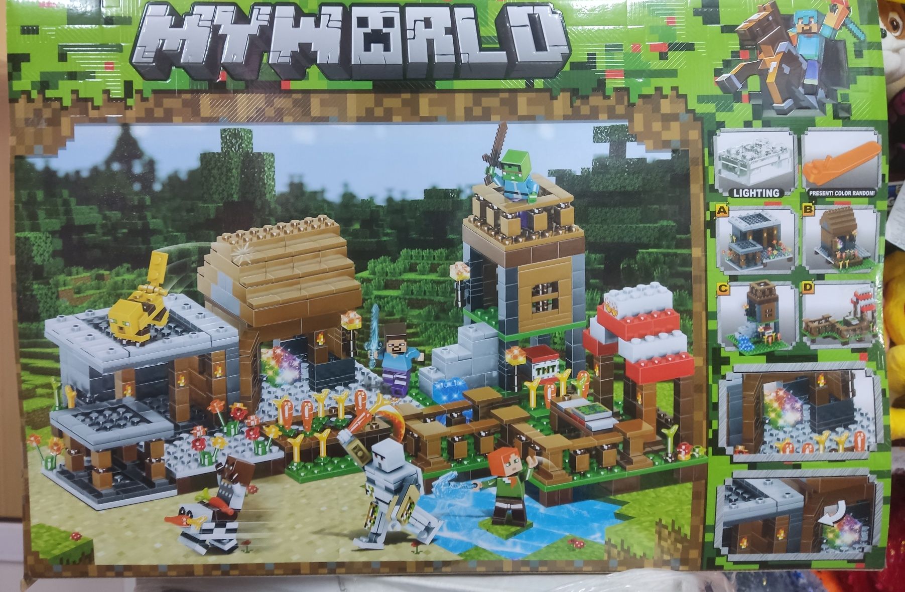 Конструктор  LB600 My World Деревня в лесу Lego Minecraft 778 дет