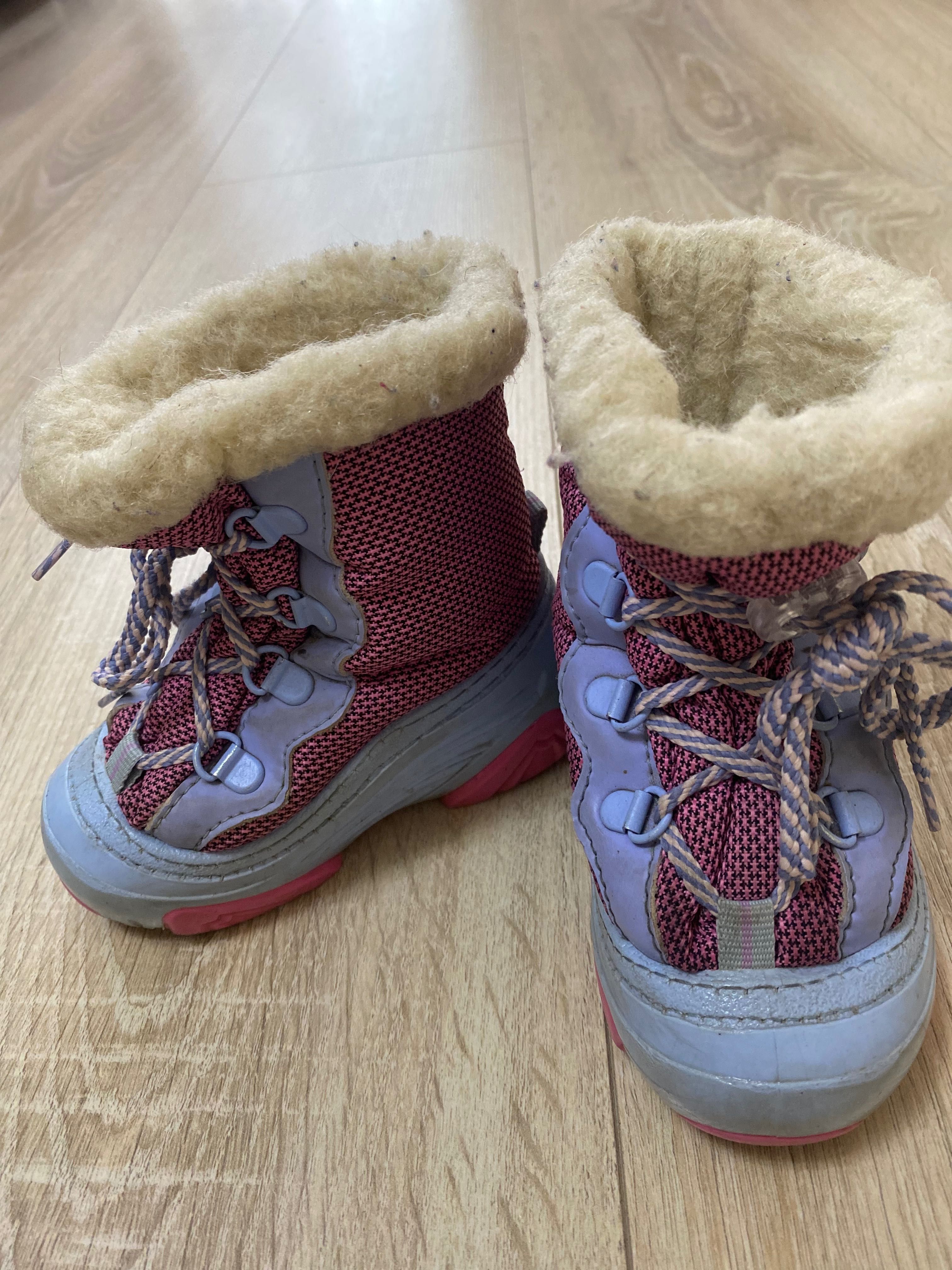 Сапоги зимние ,ботинки детские Демар Demar  20/21 размер