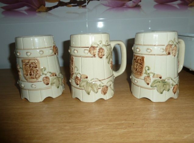 Naczynia ceramiczne ręcznie malowane