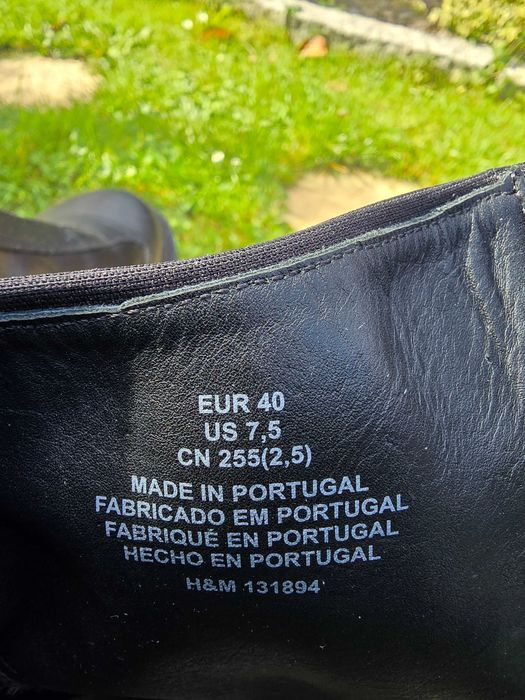 Aleksander Wang, botki H&M, buty, naturalna skóra
