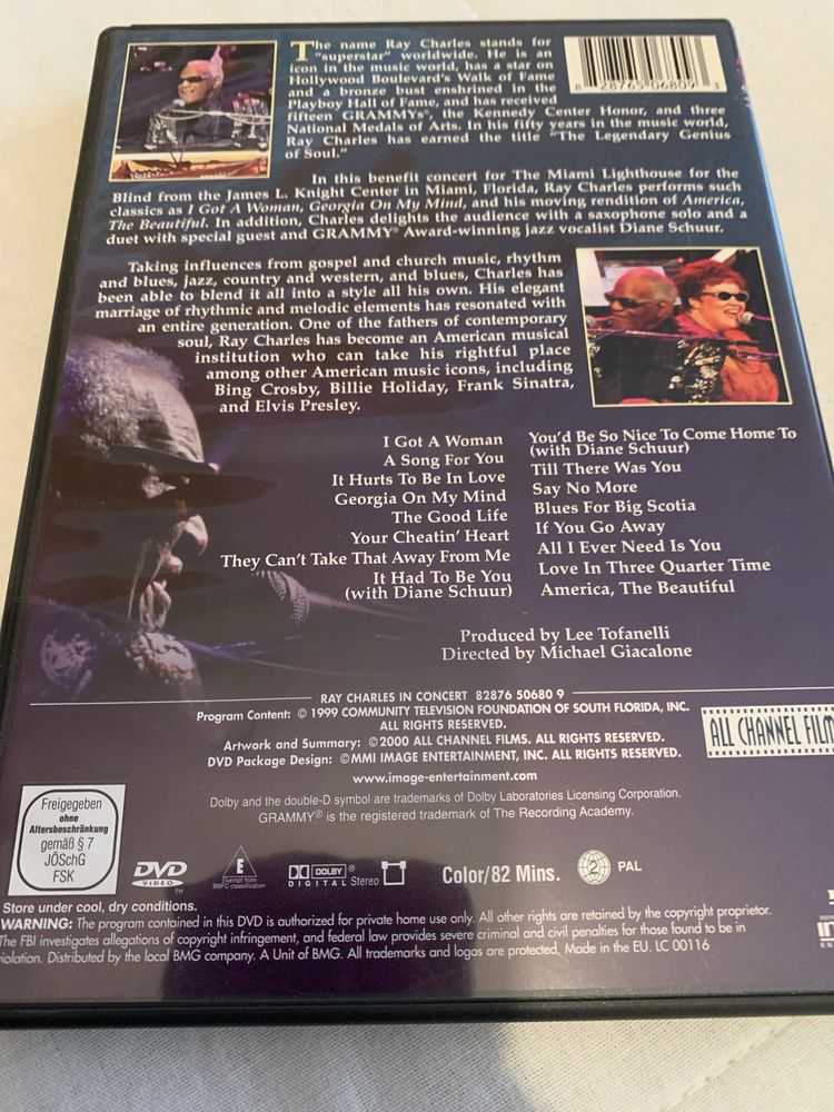 DVD Ray Charles in Concert