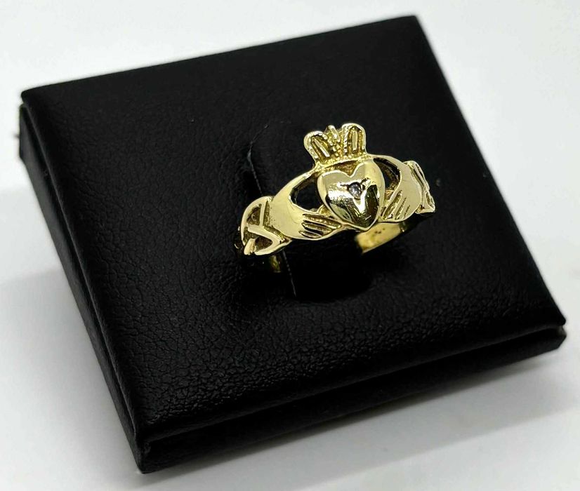 Złoty Pierścionek z Diamentem pr. 333 2,71g R12