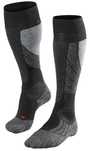 ТермоШкарпетки FALKE SK2 W 40-42 R/L Ski Socks Merino black/grey гетри