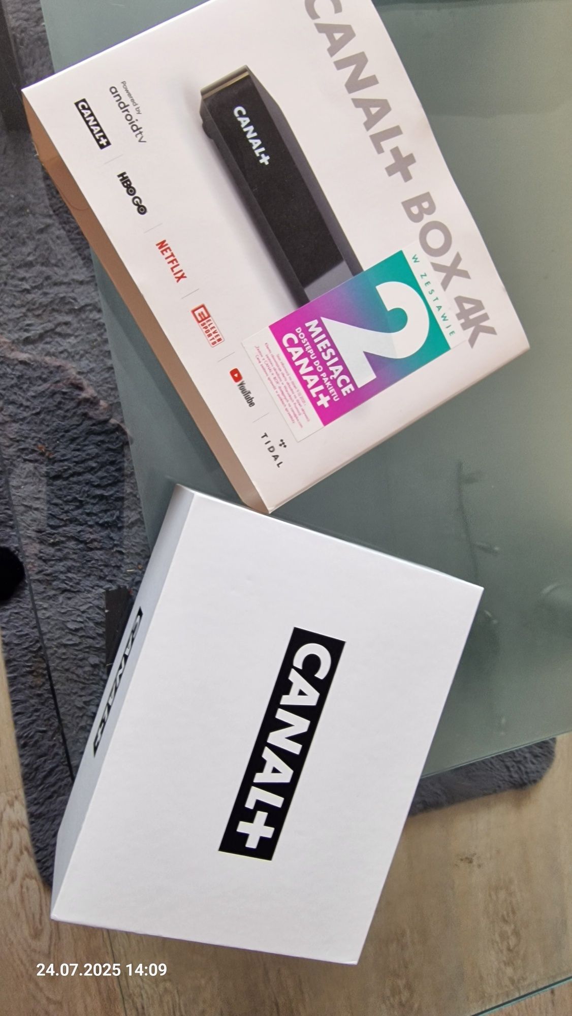 Canal+ BOX 4K, Android, DVB-T2, model: HY4001