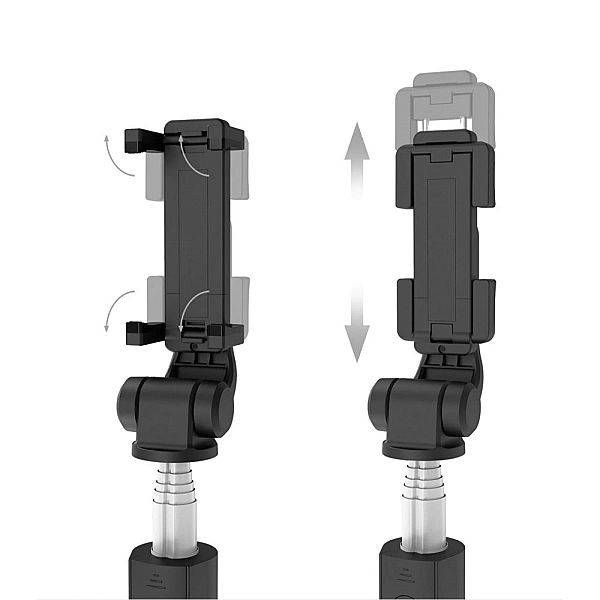 Tech-protect L01s Bluetooth Selfie Stick Tripod Black