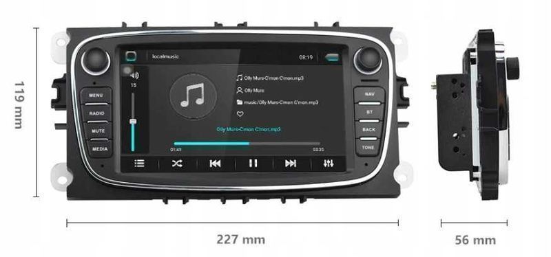 SKLEP! Radio ANDROID Ford Focus C-max Mondeo Kuga S-max Navi USB WiFi