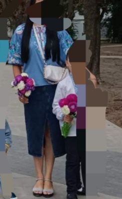 Джинсова спідниця стан ідеальний