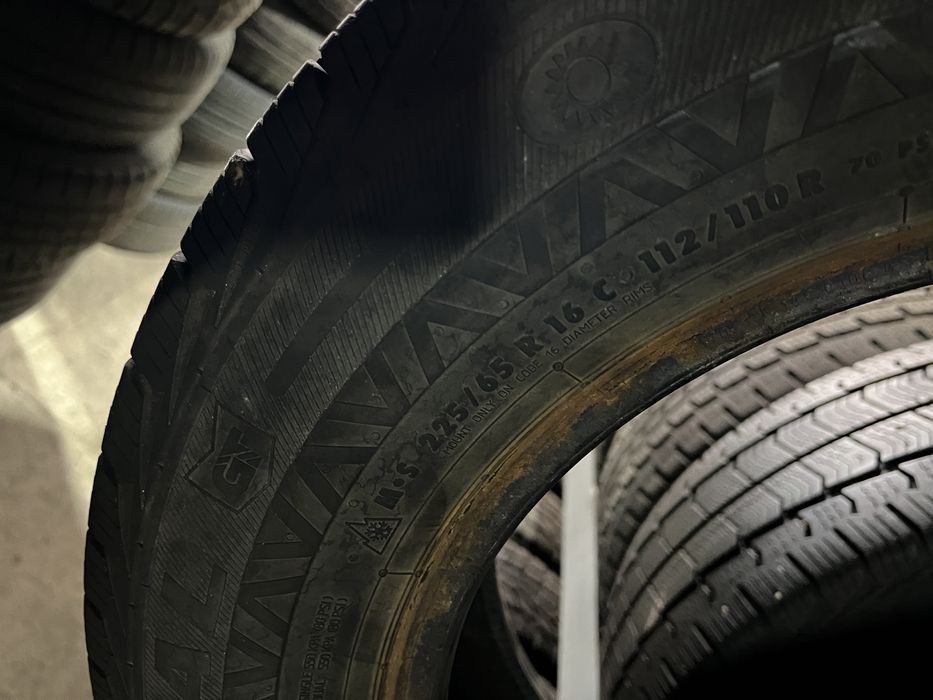 Шини резина 225 65 R16C General 2021р залишок 50-60%