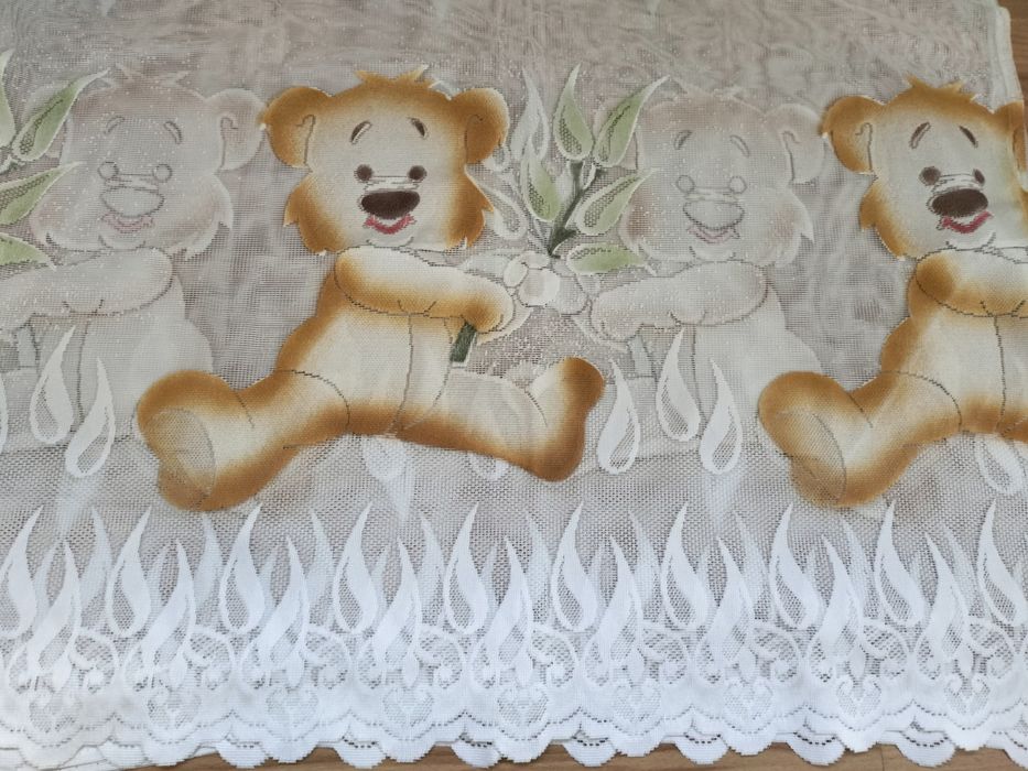 Firanka dziecięca w misie 1,41x1,64 m