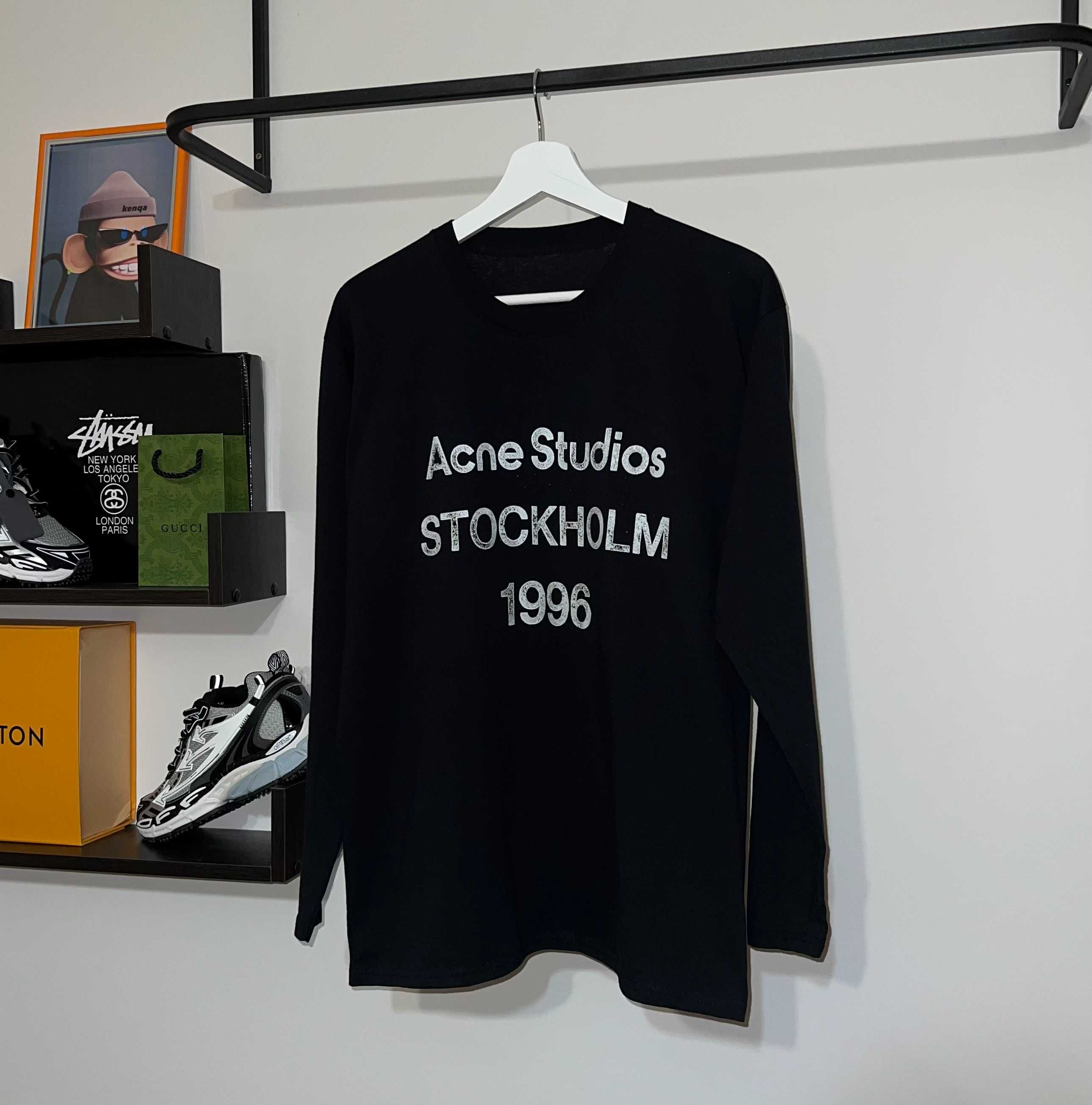 Лонгслів Acne Studios (чорного кольору)