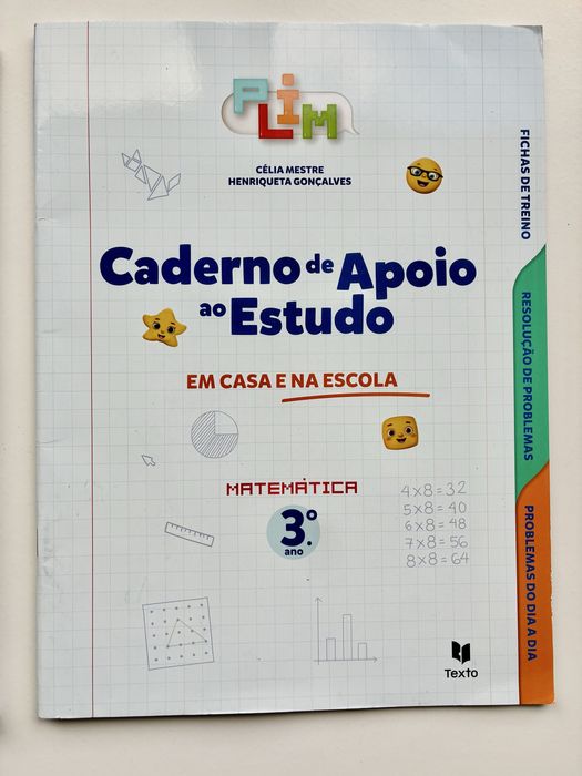 Caderno de fichas 3 ano (estudo do meio + matematica)