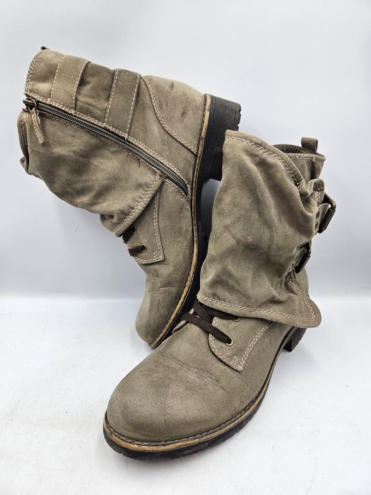 Botki Damskie Graceland Szarobrązowy Rozmiar 41