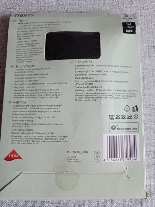 Rajstopy 60DEN nowe czarne