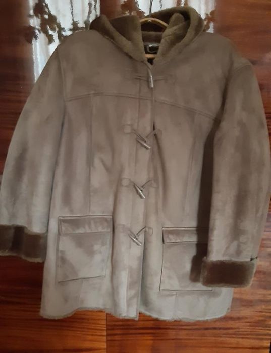 Дублянка жіноча з капюшоном батал