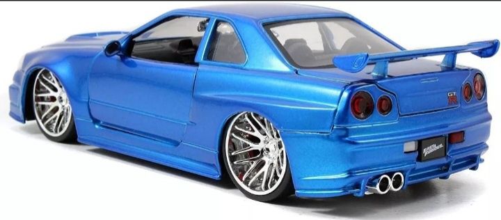 Jada 1:24 fast & furious  nissan skyline GT-R (R34)