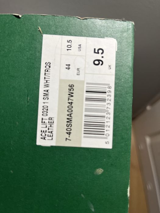 Oryginalne buty meskie sneakersy Lacoste sportowe skorzane biale 44