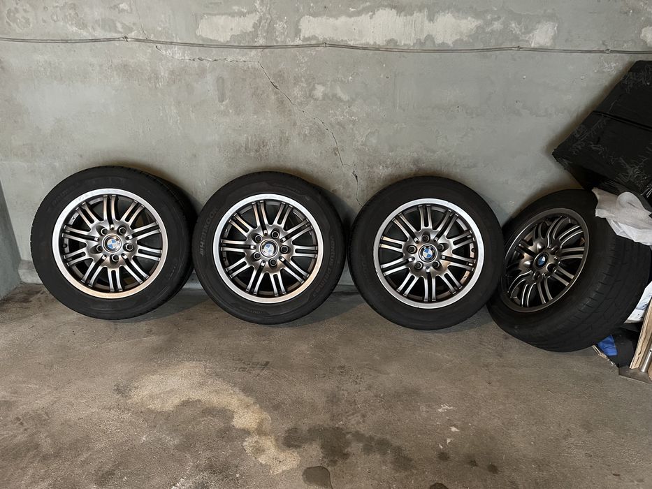 Jantes bmw 16 5x120 com pneu 225/50/16
