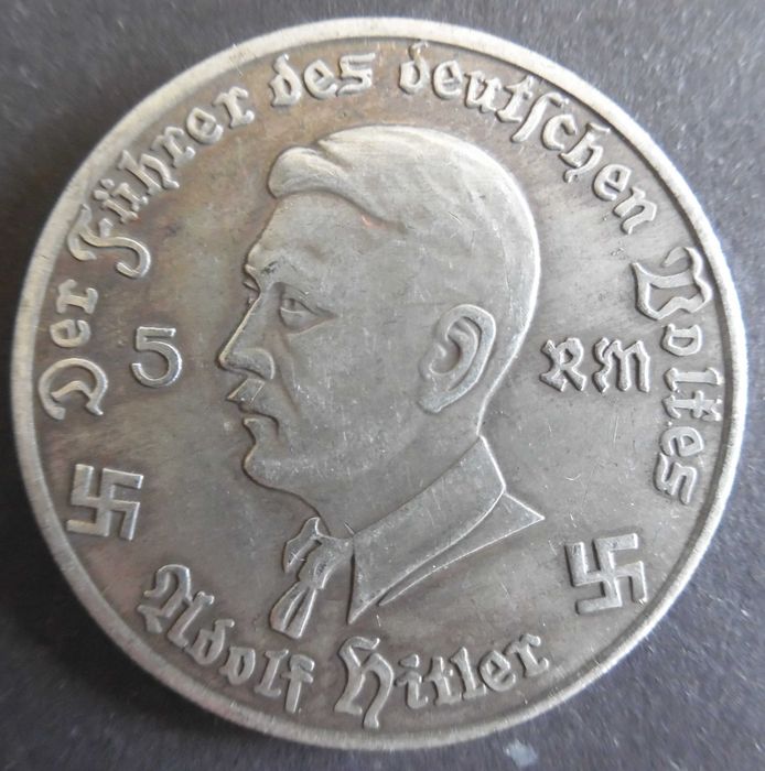 Moeda/Medalha da Alemanha era Nazi de 1942 comemorativa tomada Crimeia