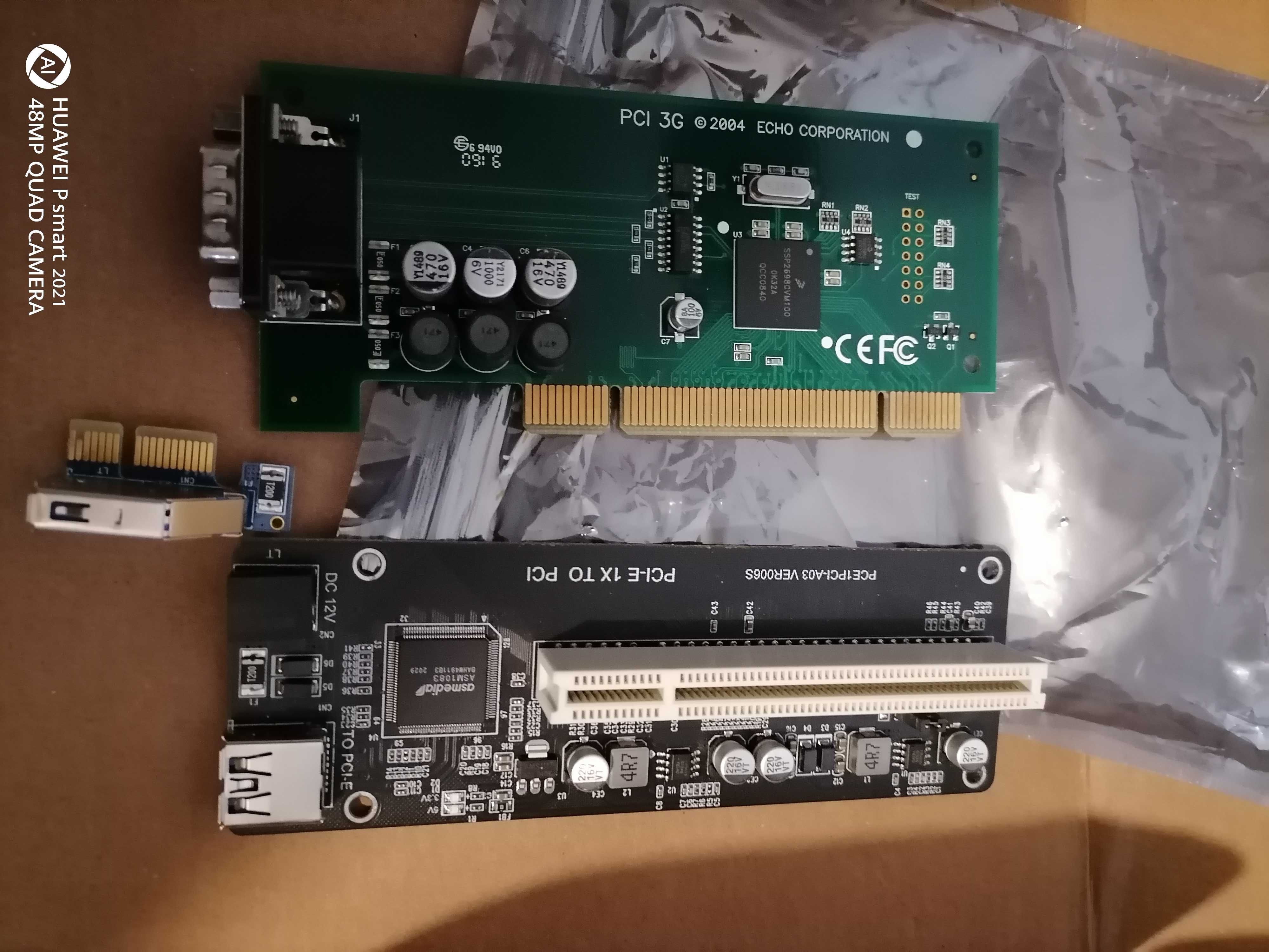 Placa de Som PCI Echo Gina3g. Muito Bom Estado.