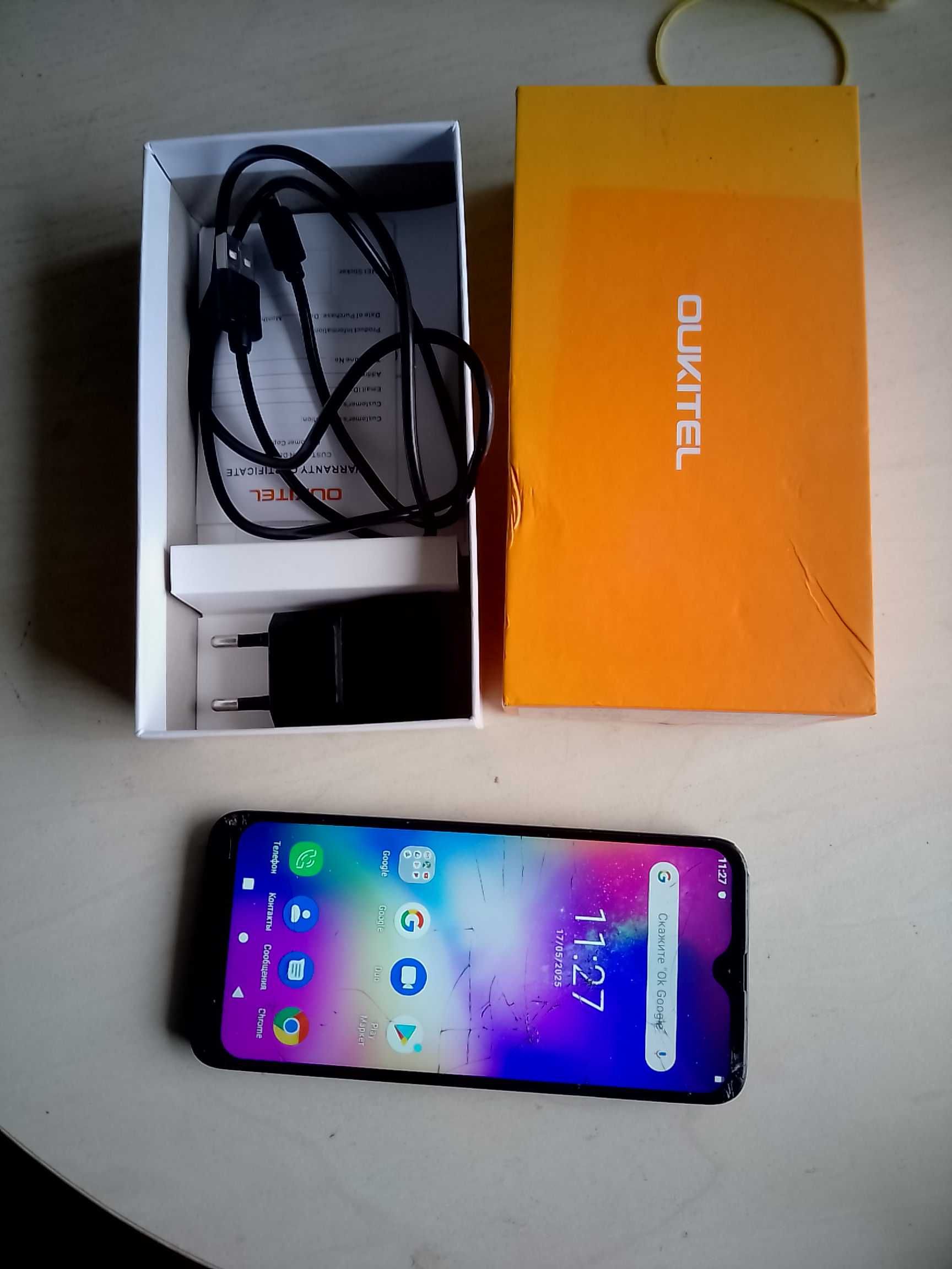 Oukitel C15Pro экран 6,08" IPS 2/16Gb б.у. с комплектом в коробке