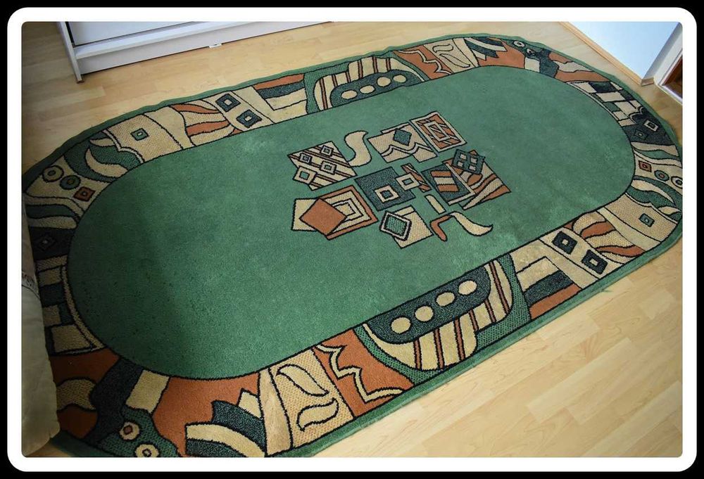 Duży owalny dywan  150 x 300 cm
