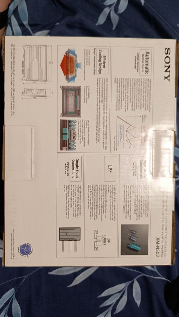 Amplificador Sony e Colunas JBL stage 1