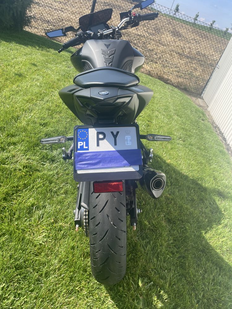 Yamaha MT 03 320/125, 2020r Akrapovic 250/125