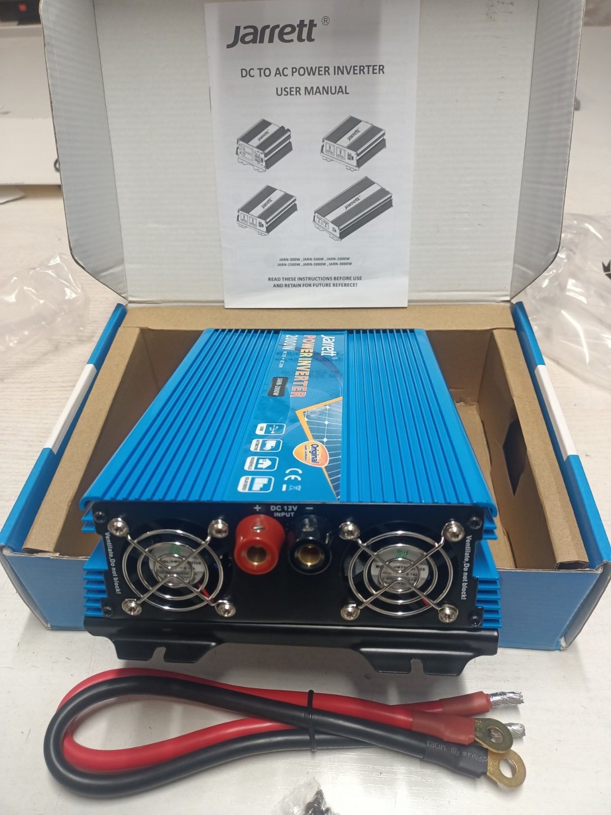 Инвертор автомобильный Jarrett 2000w DC 12v AS 220v