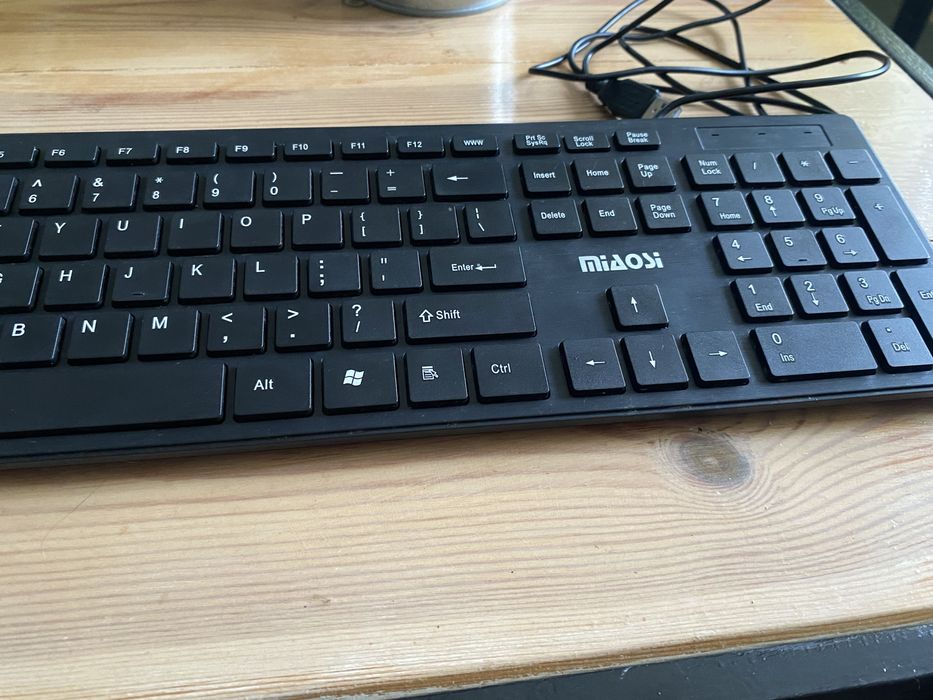 Klawiatura przewodowa MIAOSI czarna USB
