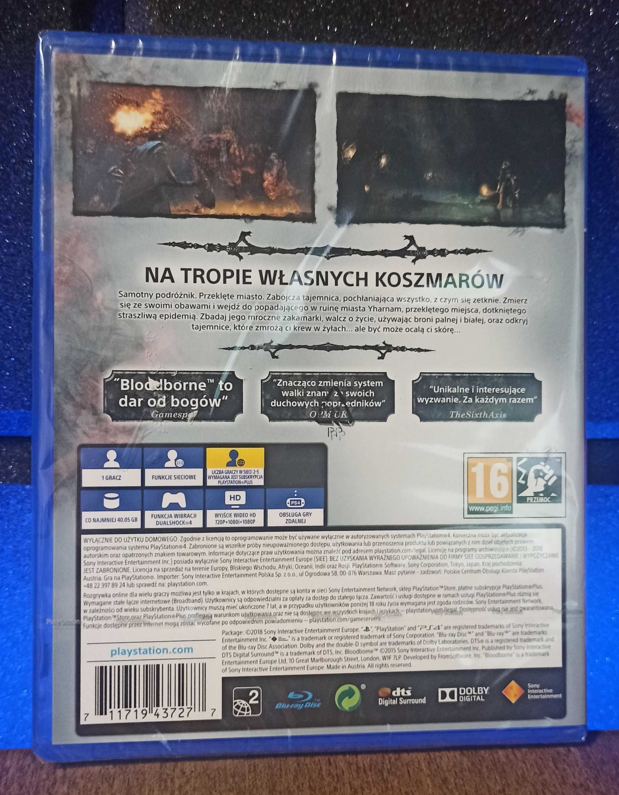 Bloodborne PS4 PS5 - legendarna gra akcji z dużą ilością walki, PL